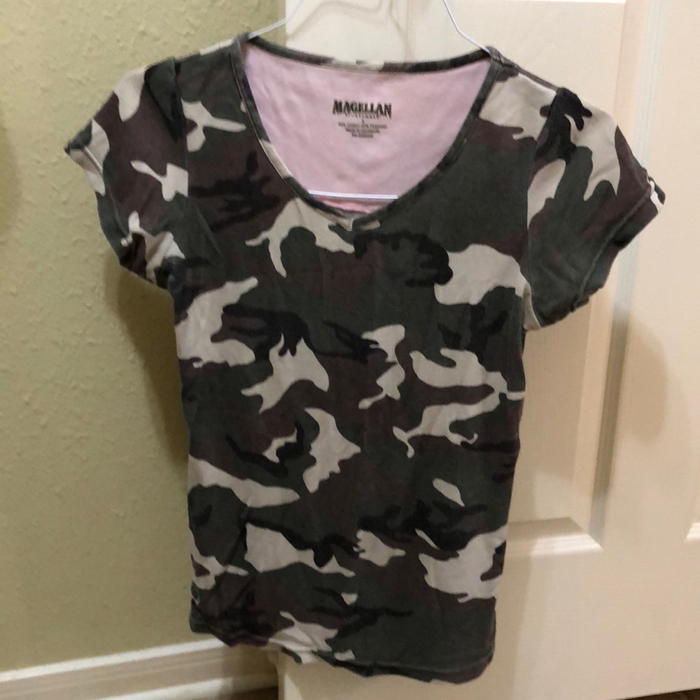 Ladies v neck T
